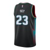 Camiseta Hombre Detroit Pistons Jaden Ivey 2025-26 Nike City Edition Negro Swingman